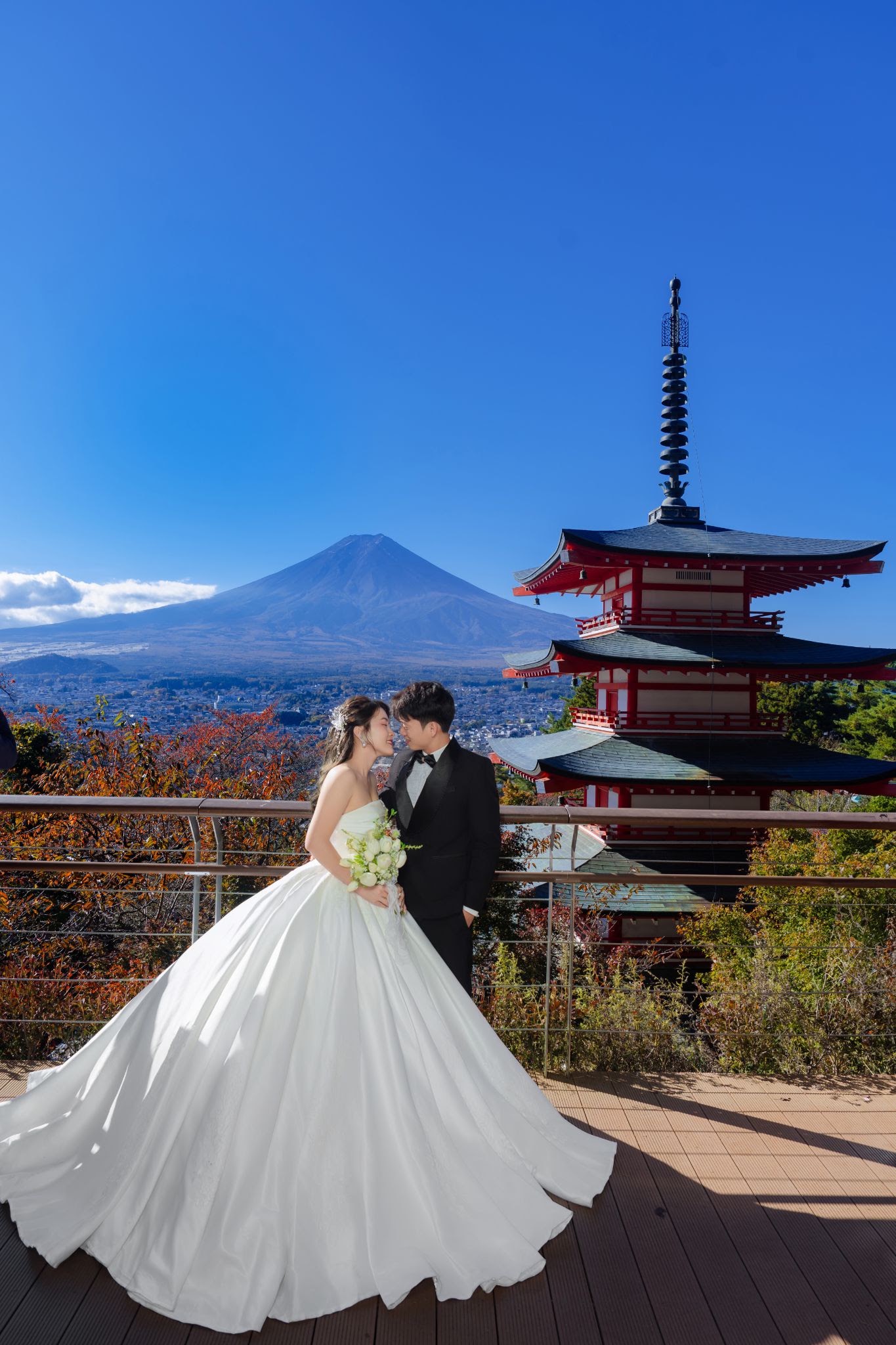 UNMEI Studio Tokyo – 富士山の夢の結婚式 の撮影写真