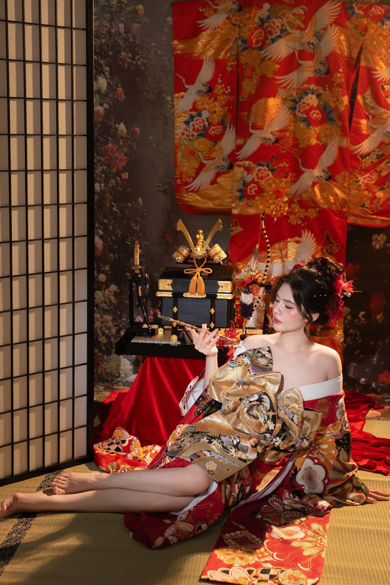 UNMEI Studio Tokyo – 花魁 美と刃 の撮影写真