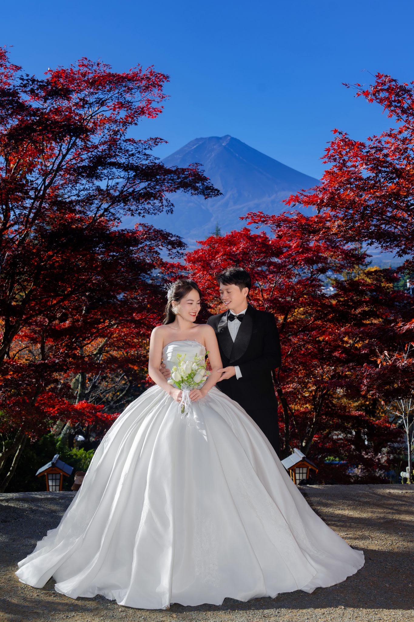 UNMEI Studio Tokyo – 富士山の夢の結婚式 の撮影写真
