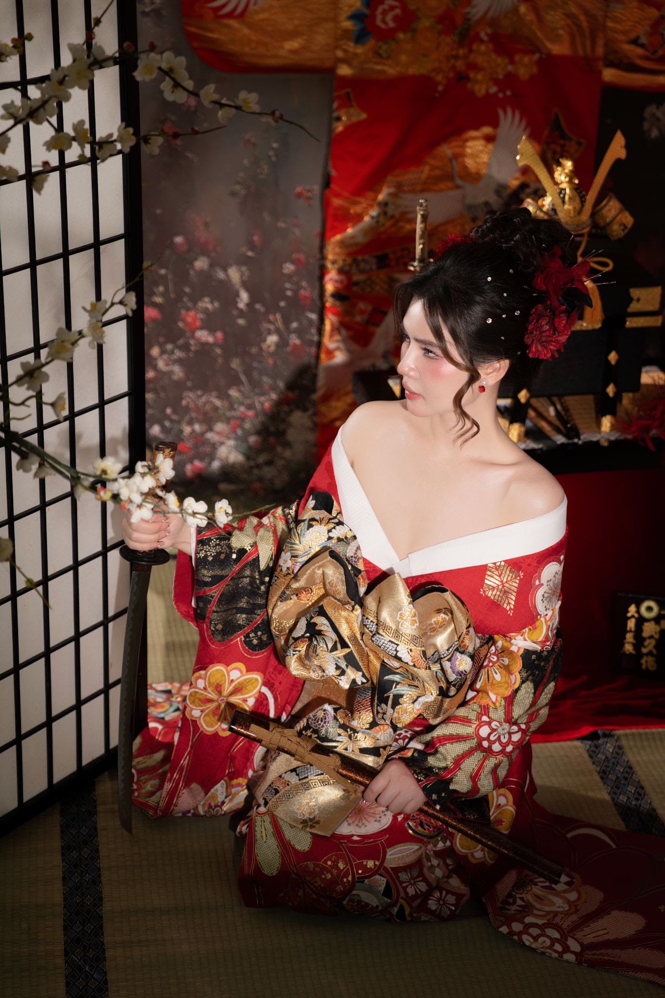UNMEI Studio Tokyo – 花魁 美と刃 の撮影写真