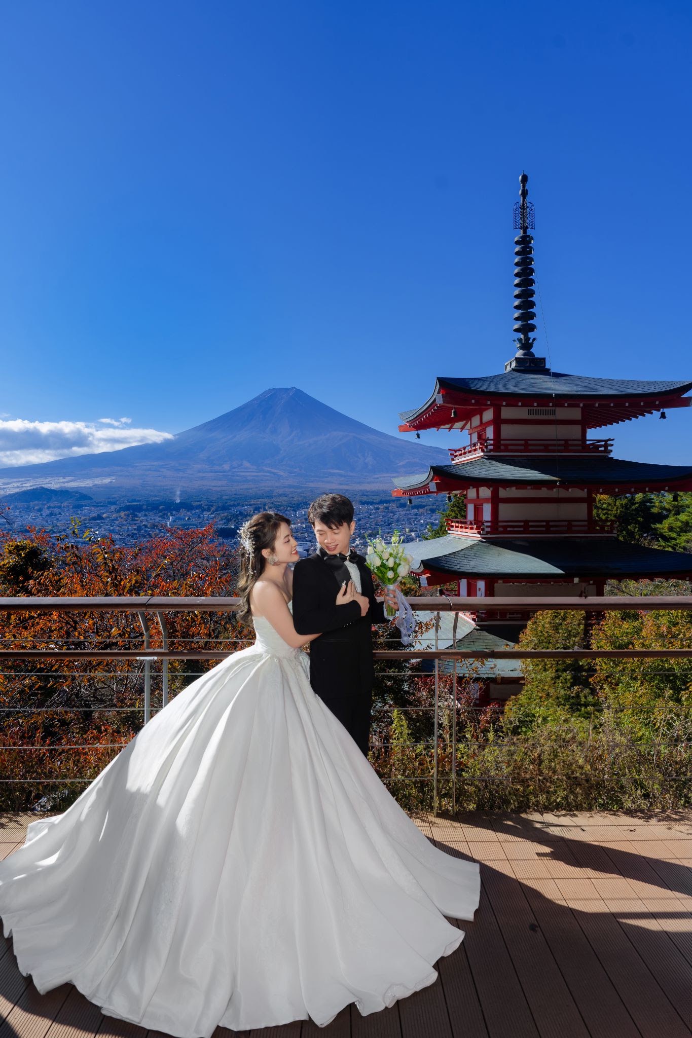 UNMEI Studio Tokyo – 富士山の夢の結婚式 の撮影写真