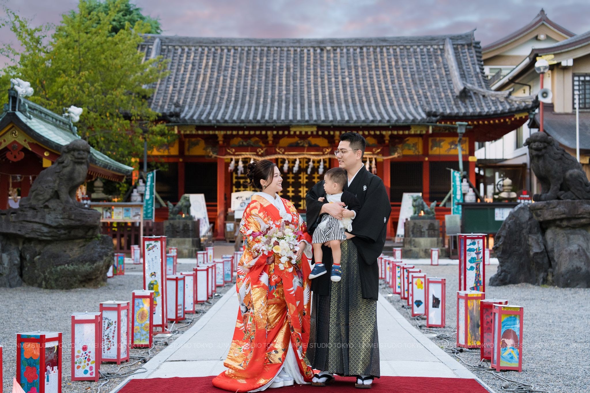 UNMEI Studio Tokyo – 赤打掛 の撮影写真