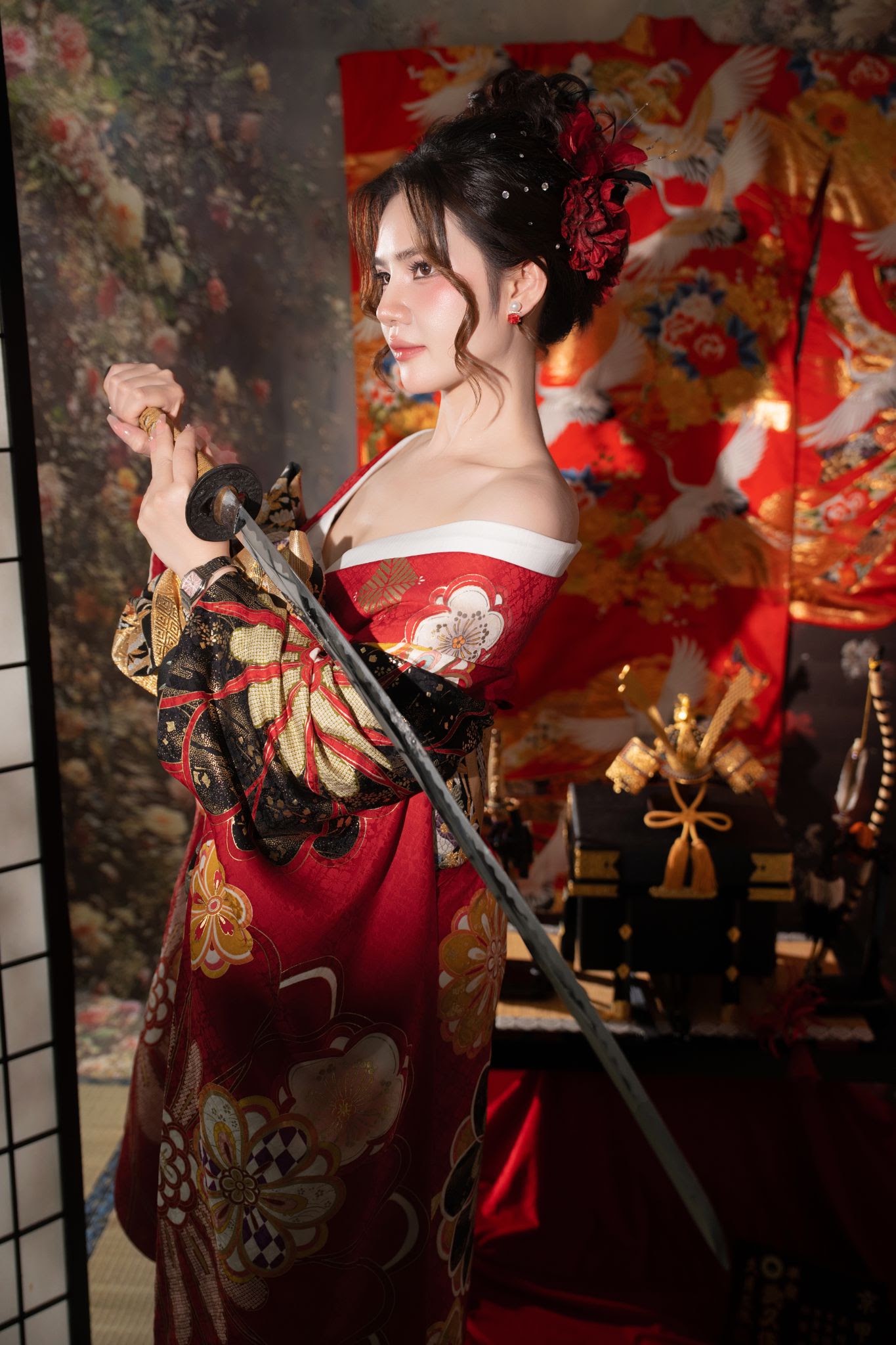 UNMEI Studio Tokyo – 花魁 美と刃 の撮影写真