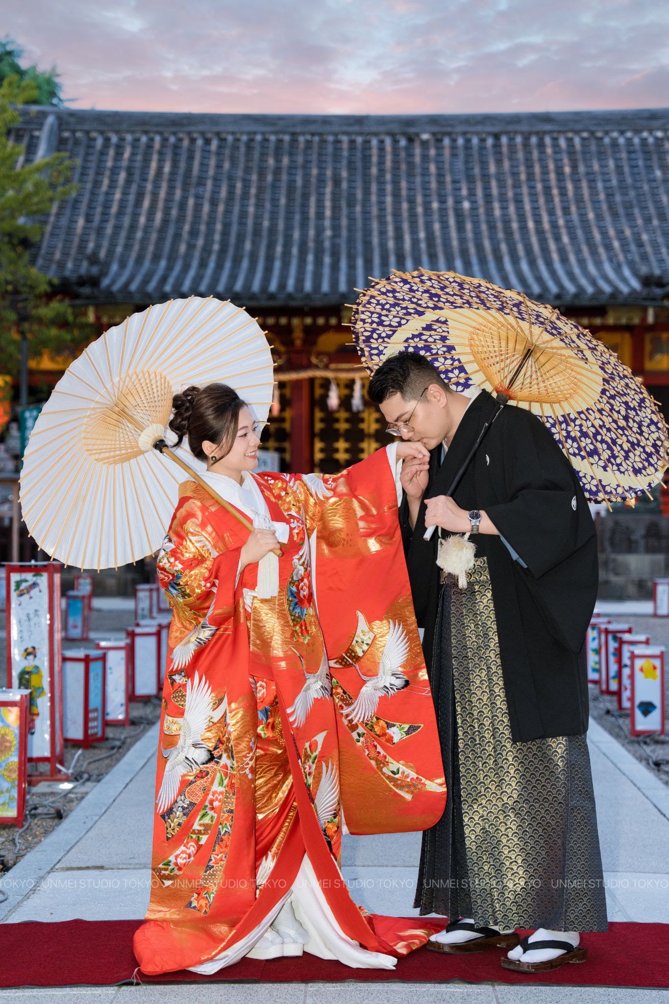UNMEI Studio Tokyo – 赤打掛 の撮影写真