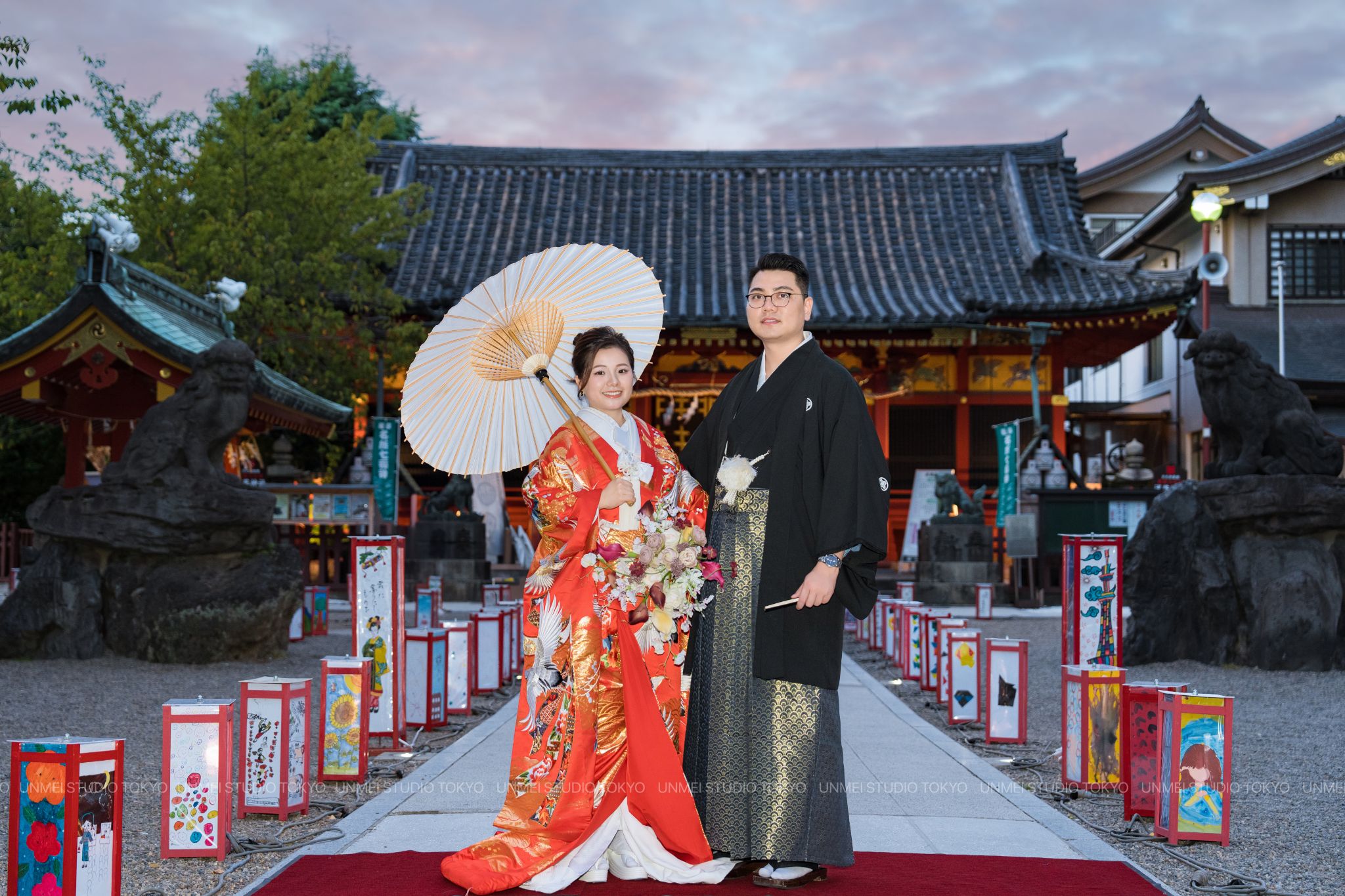 UNMEI Studio Tokyo – 赤打掛 の撮影写真