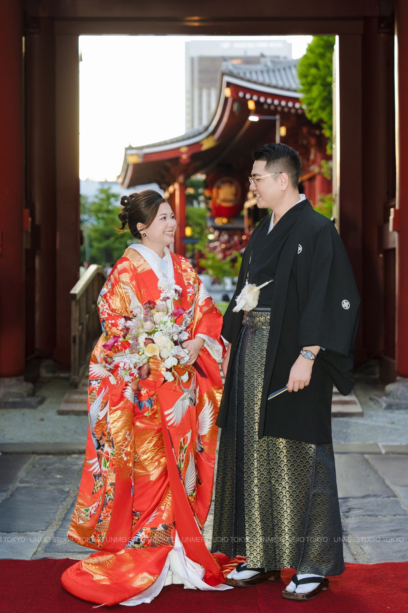UNMEI Studio Tokyo – 赤打掛 の撮影写真