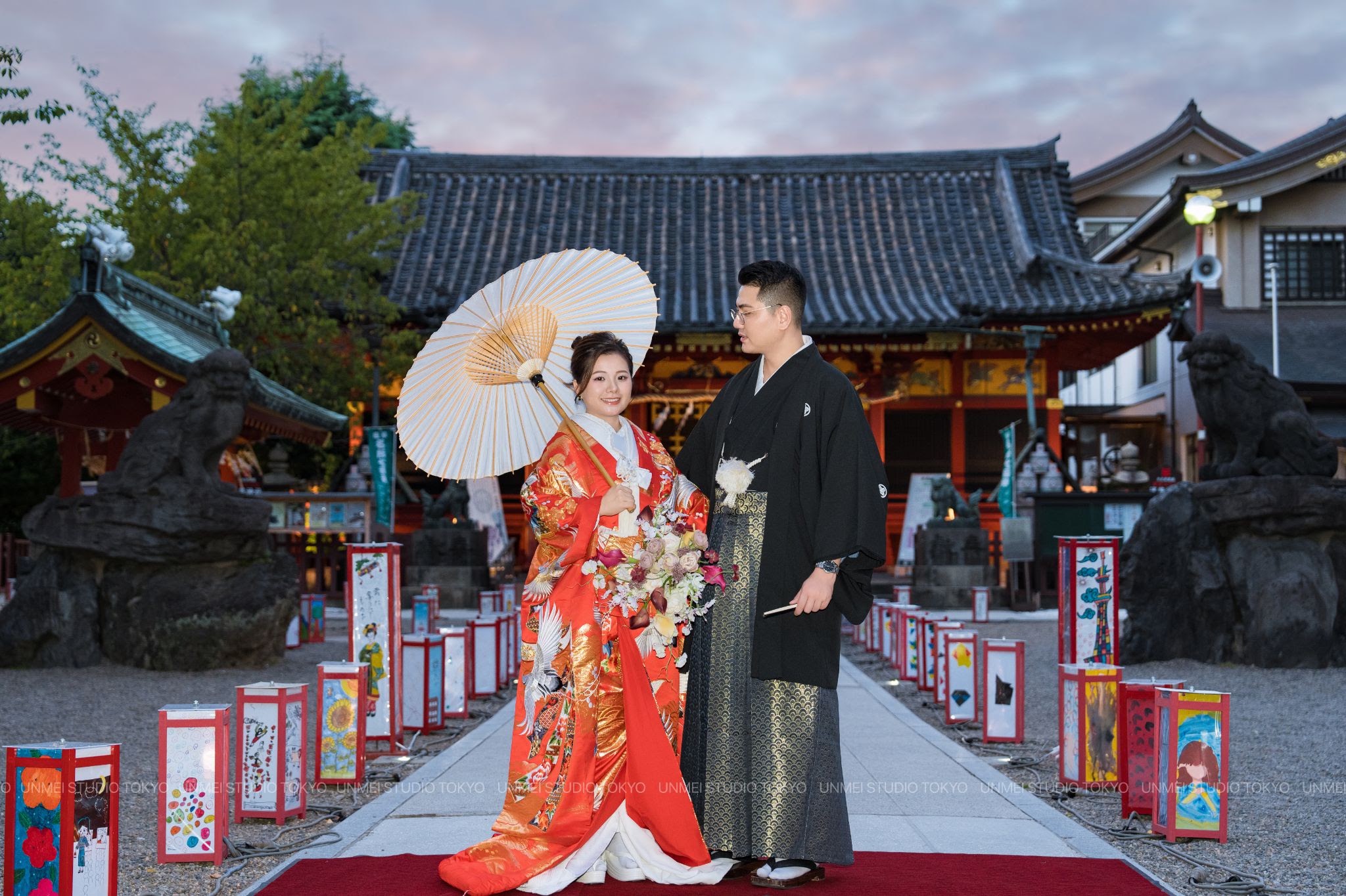 UNMEI Studio Tokyo – 赤打掛 の撮影写真