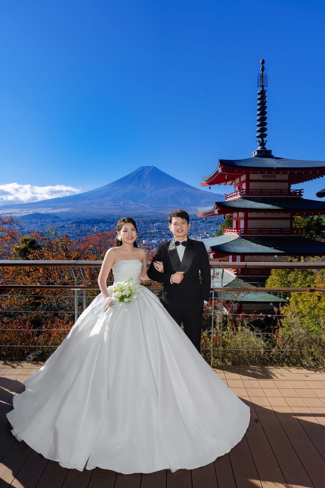 UNMEI Studio Tokyo – 富士山の夢の結婚式 の撮影写真