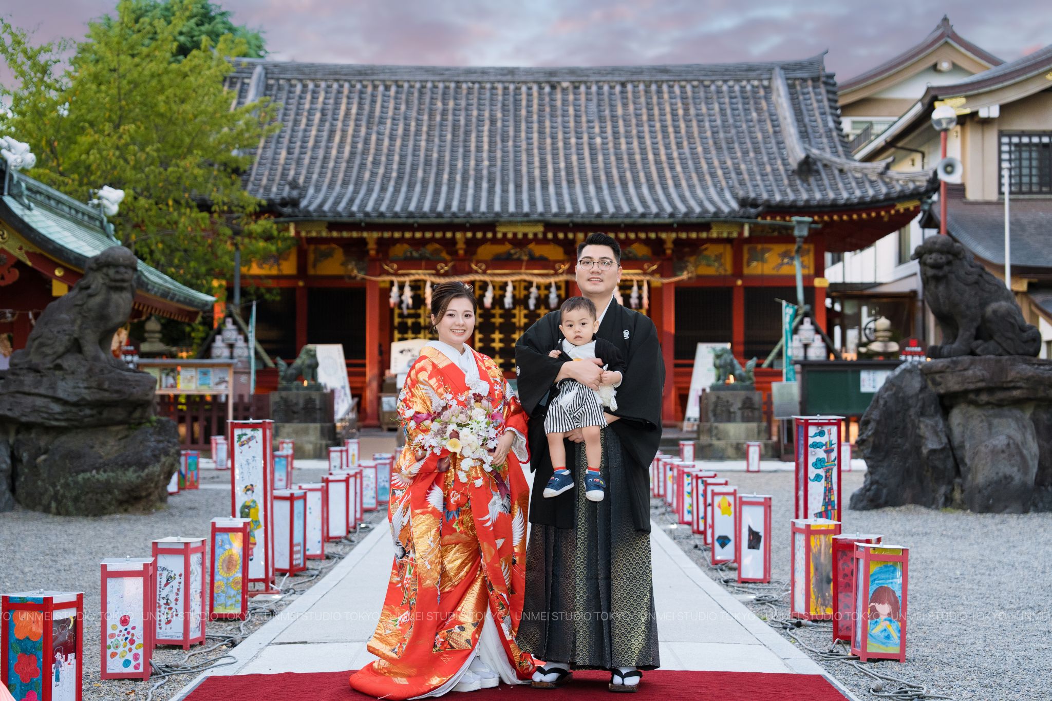UNMEI Studio Tokyo – 赤打掛 の撮影写真