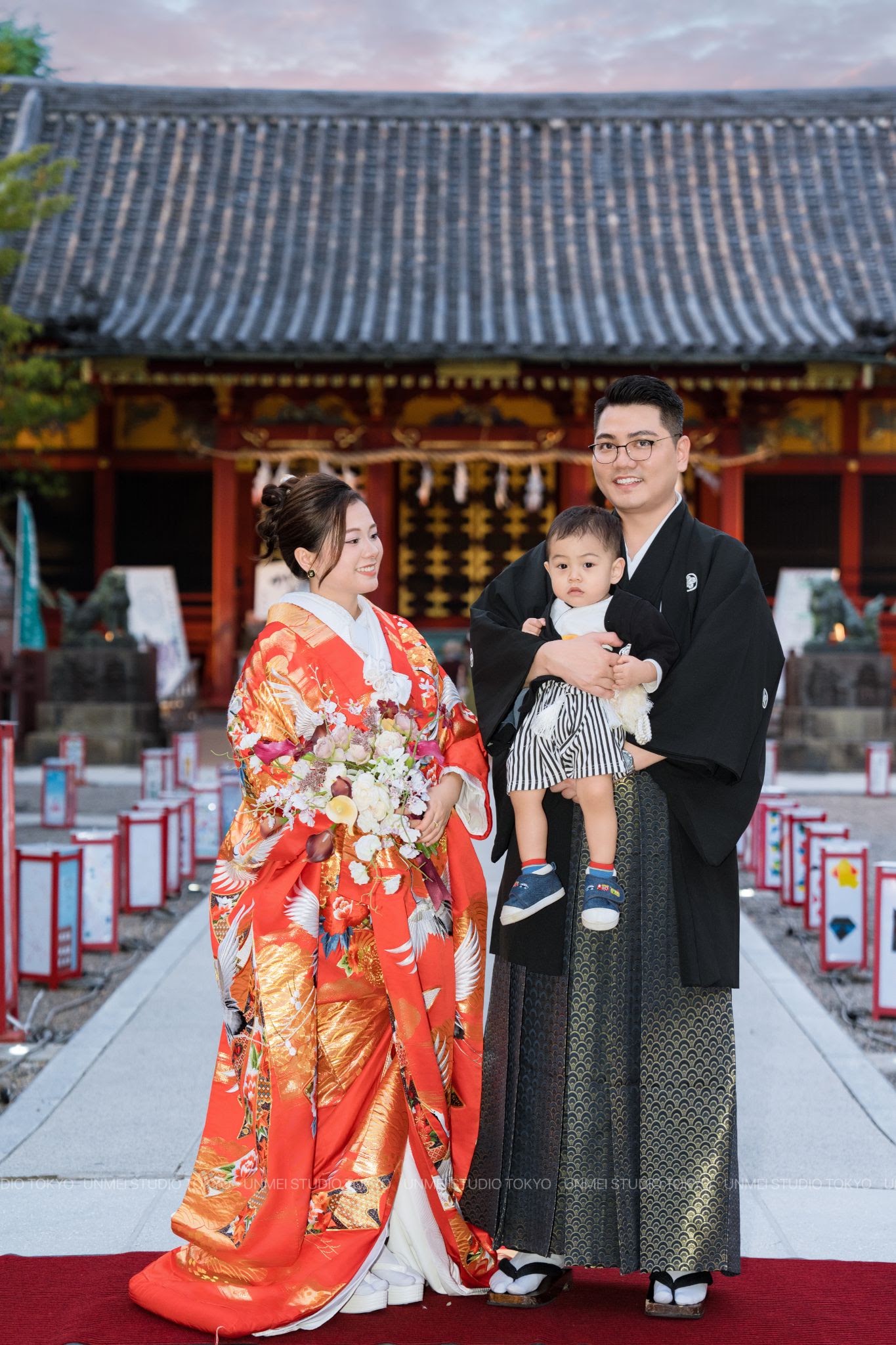 UNMEI Studio Tokyo – 赤打掛 の撮影写真