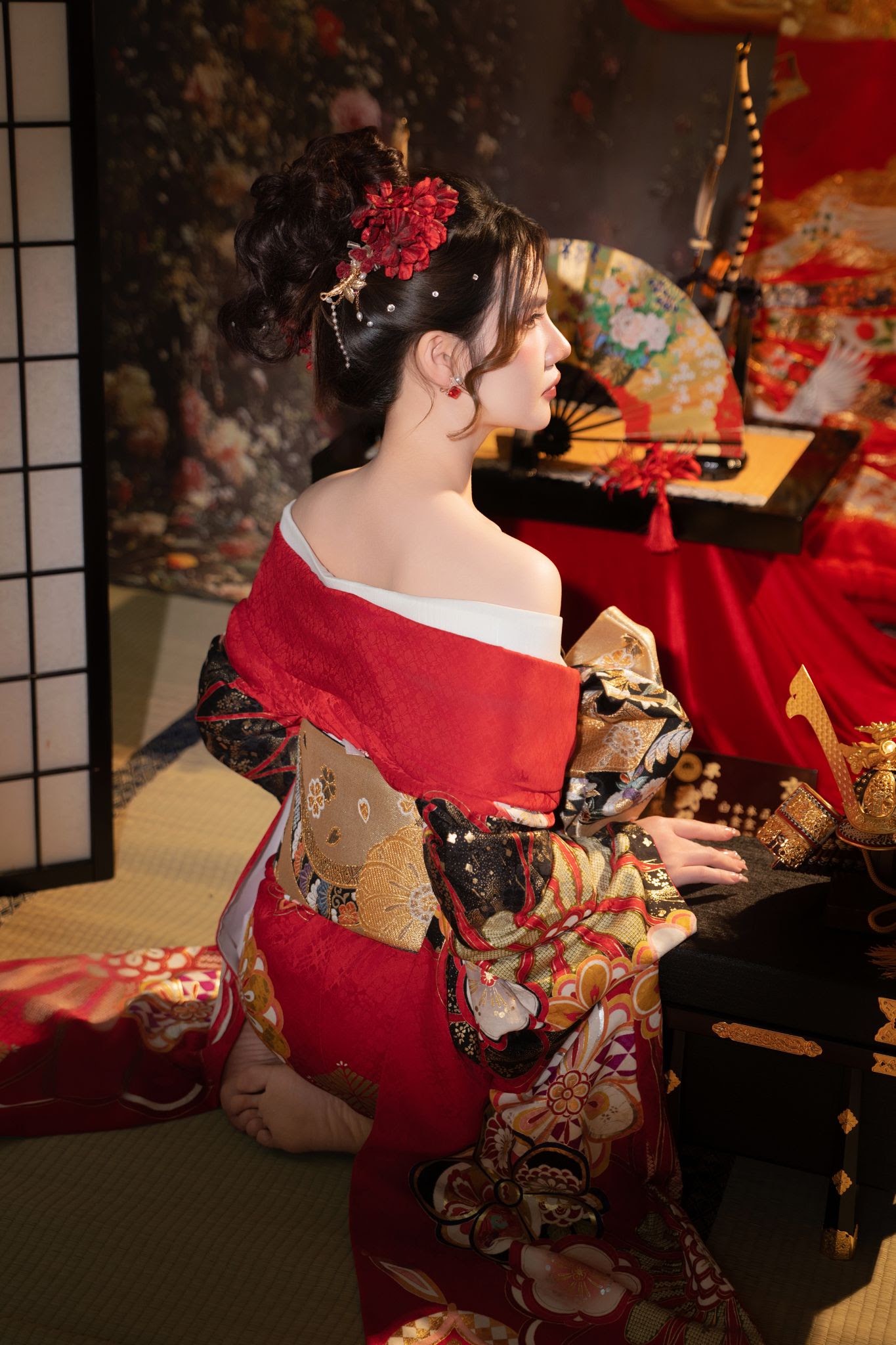 UNMEI Studio Tokyo – 花魁 美と刃 の撮影写真