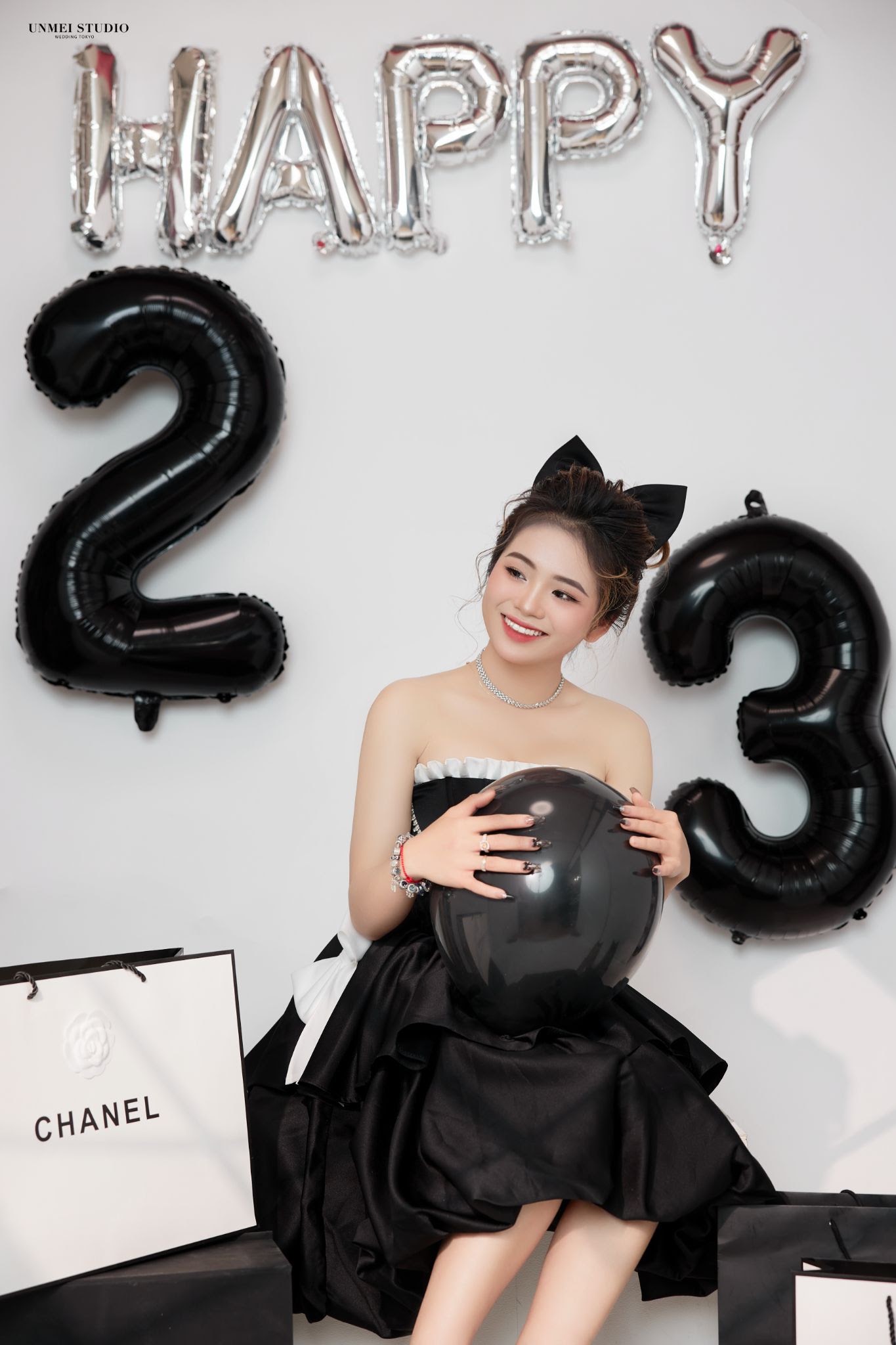 UNMEI Studio Tokyo – 黒ドレス の撮影写真
