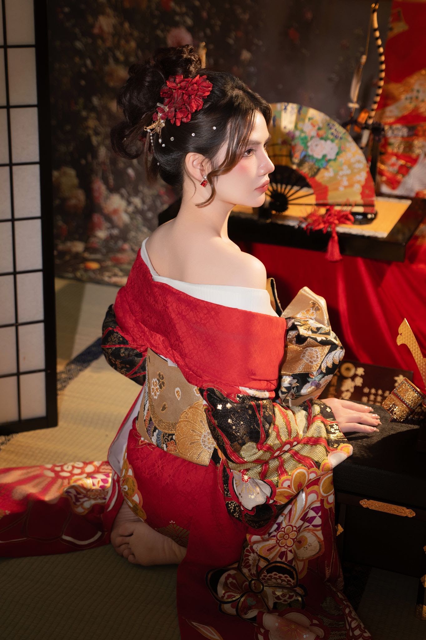 UNMEI Studio Tokyo – 花魁 美と刃 の撮影写真