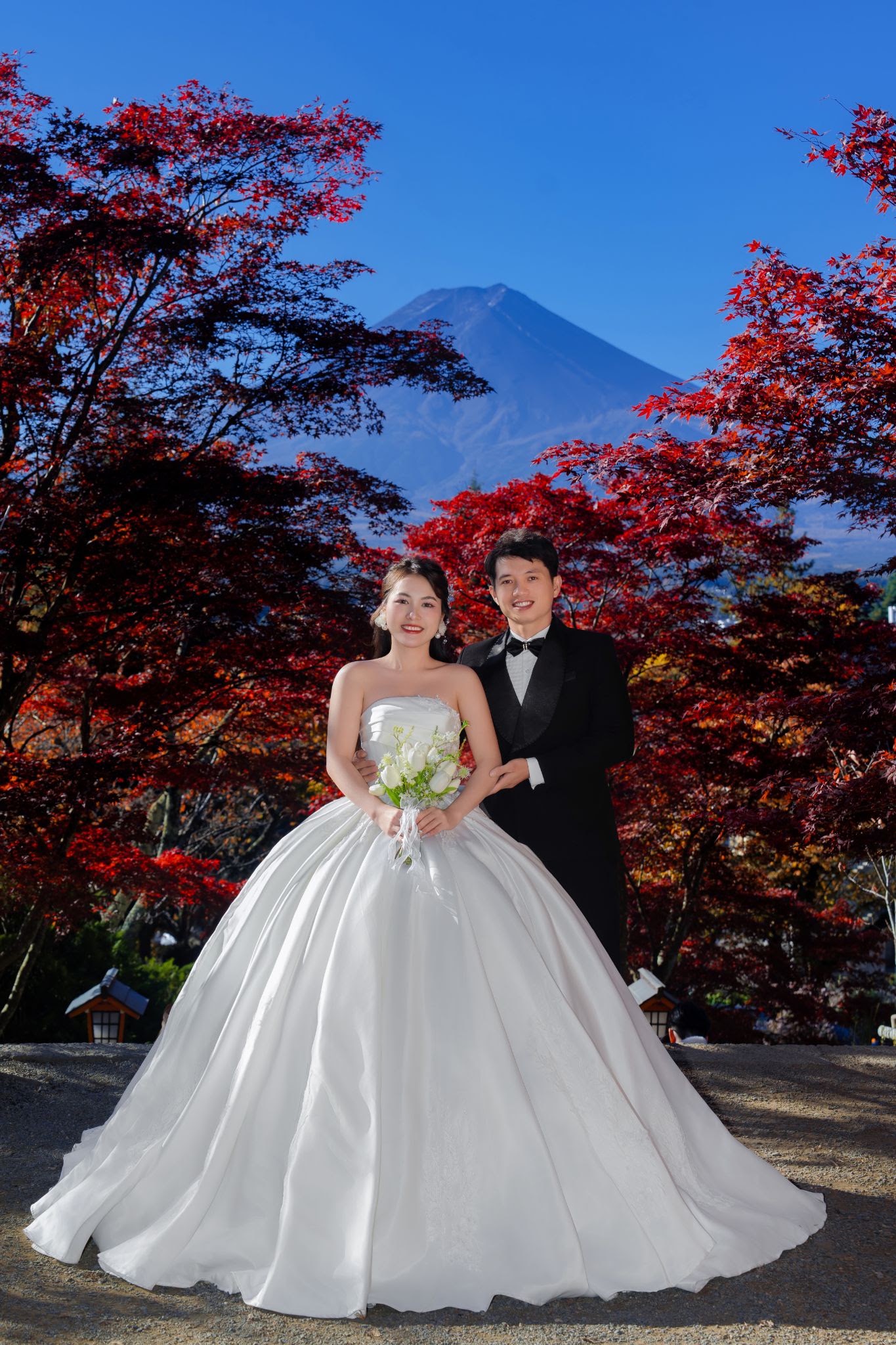 UNMEI Studio Tokyo – 富士山の夢の結婚式 の撮影写真