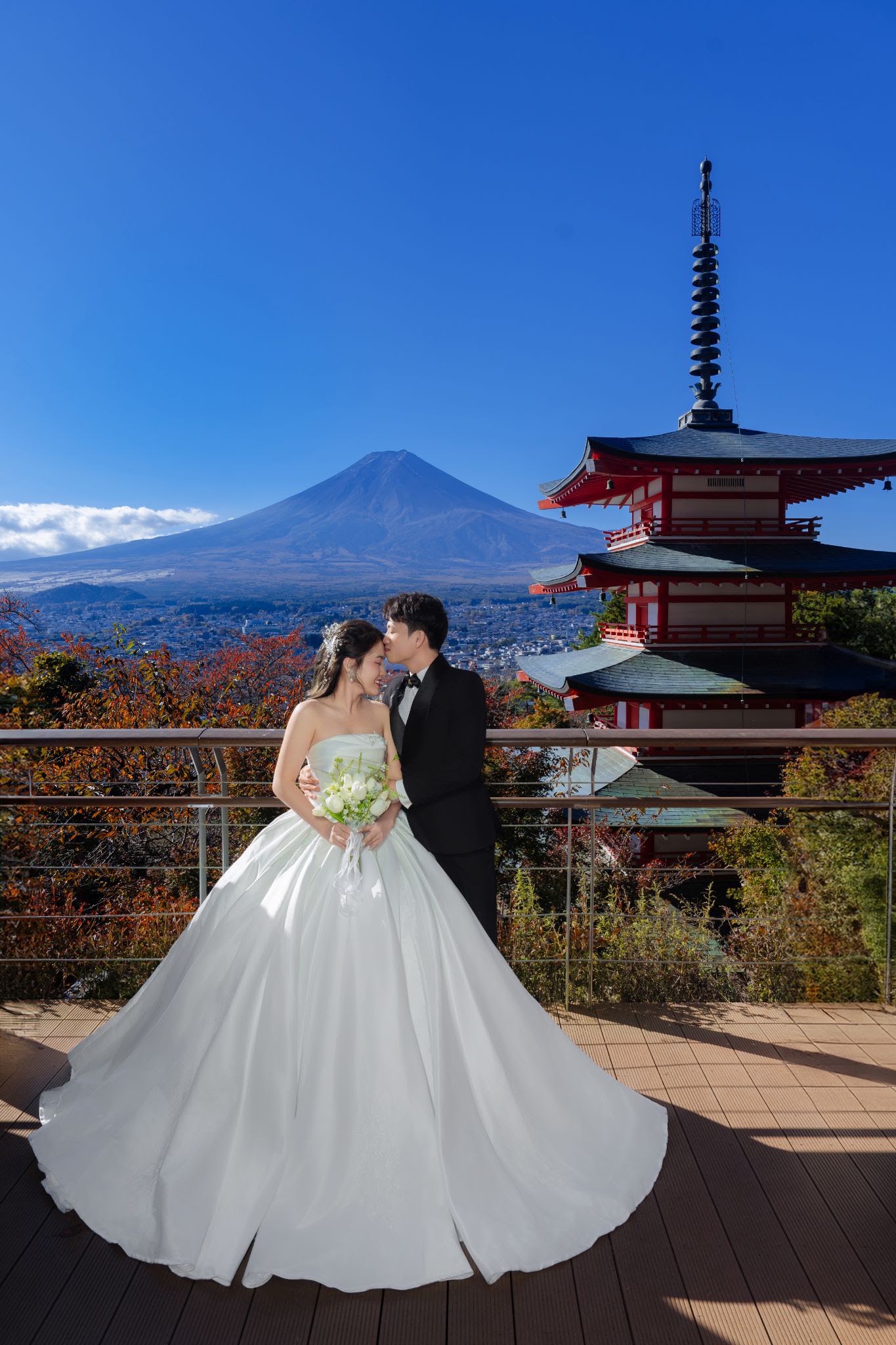 UNMEI Studio Tokyo – 富士山の夢の結婚式 の撮影写真