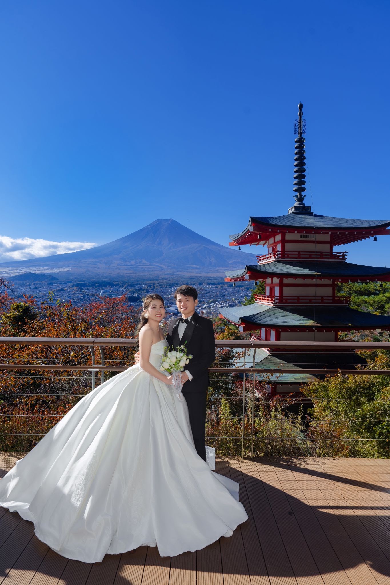 UNMEI Studio Tokyo – 富士山の夢の結婚式 の撮影写真