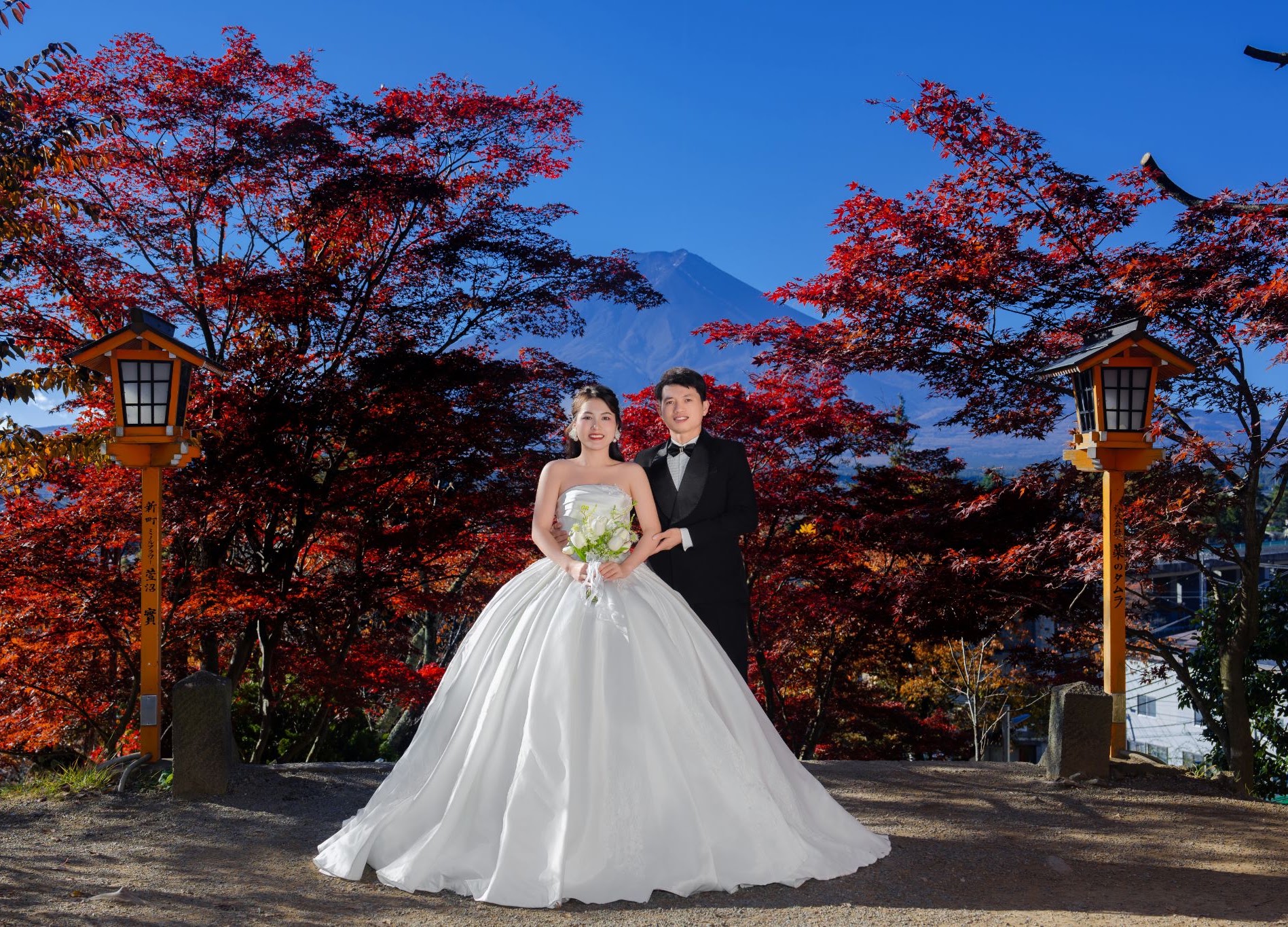 UNMEI Studio Tokyo – 富士山の夢の結婚式 の撮影写真