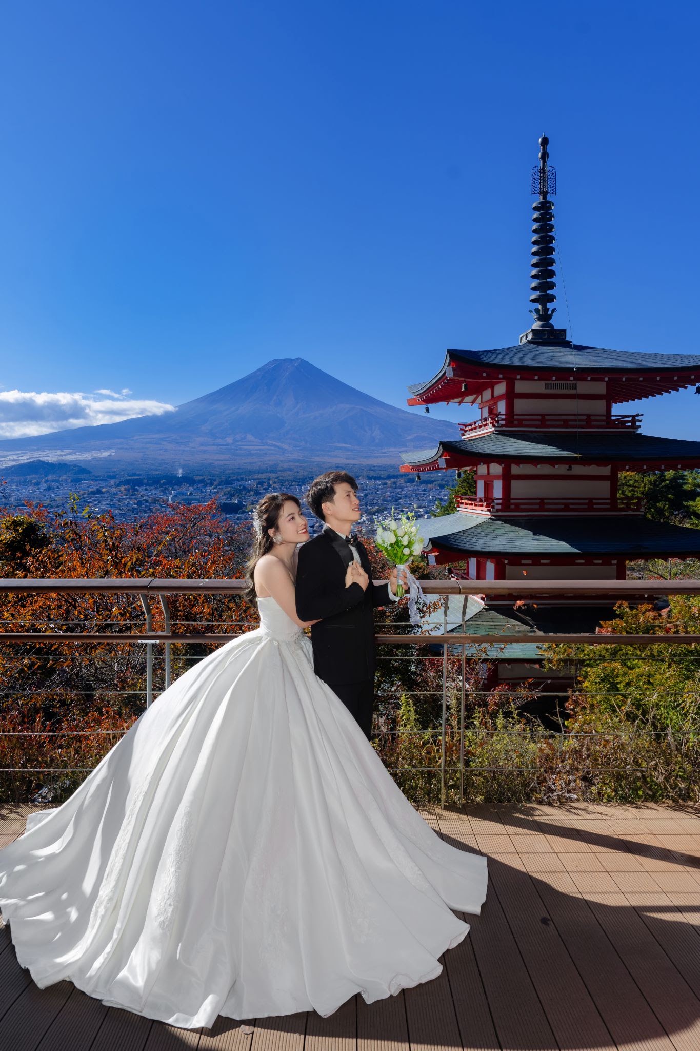 UNMEI Studio Tokyo – 富士山の夢の結婚式 の撮影写真