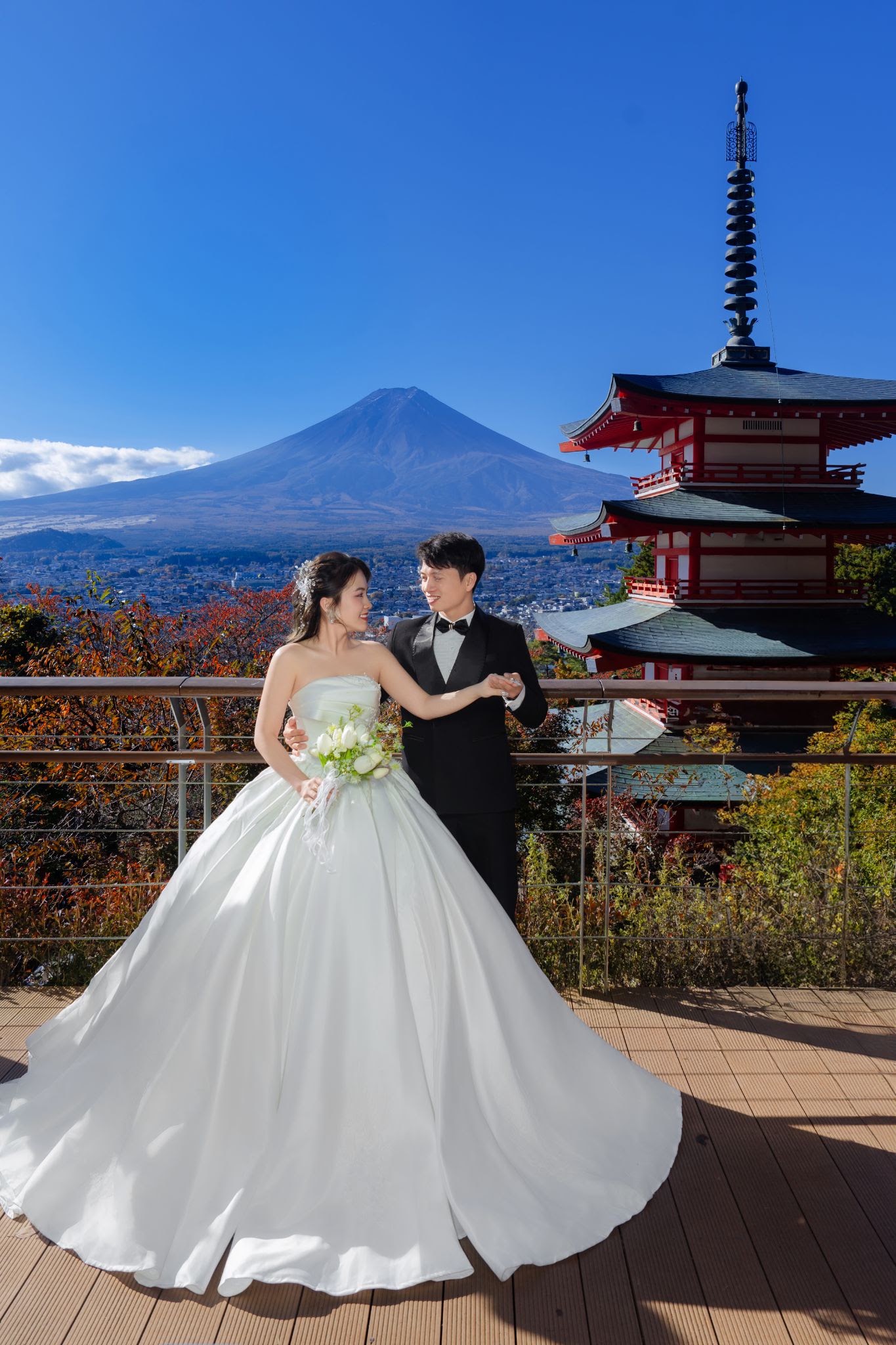 UNMEI Studio Tokyo – 富士山の夢の結婚式 の撮影写真