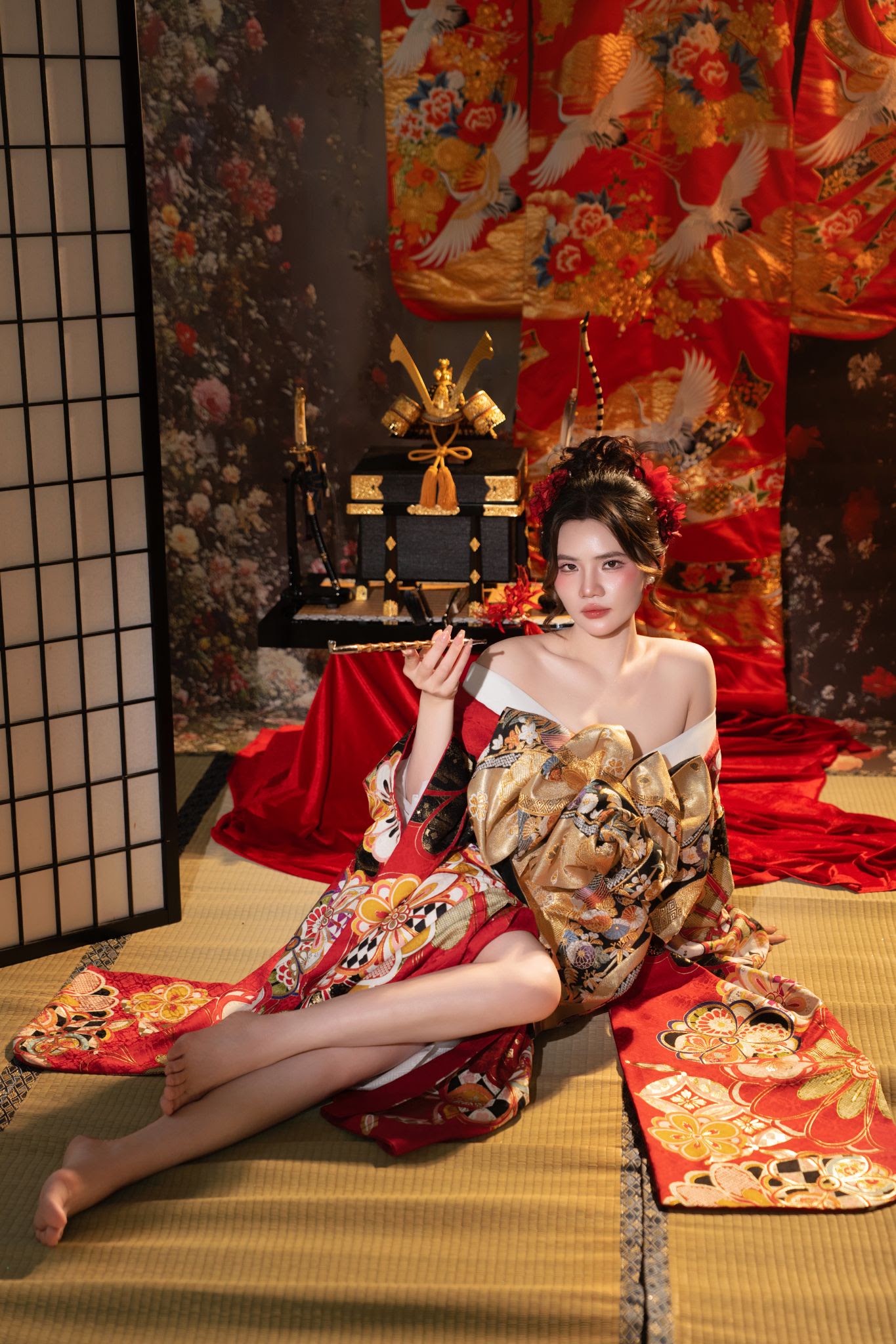 UNMEI Studio Tokyo – 花魁 美と刃 の撮影写真