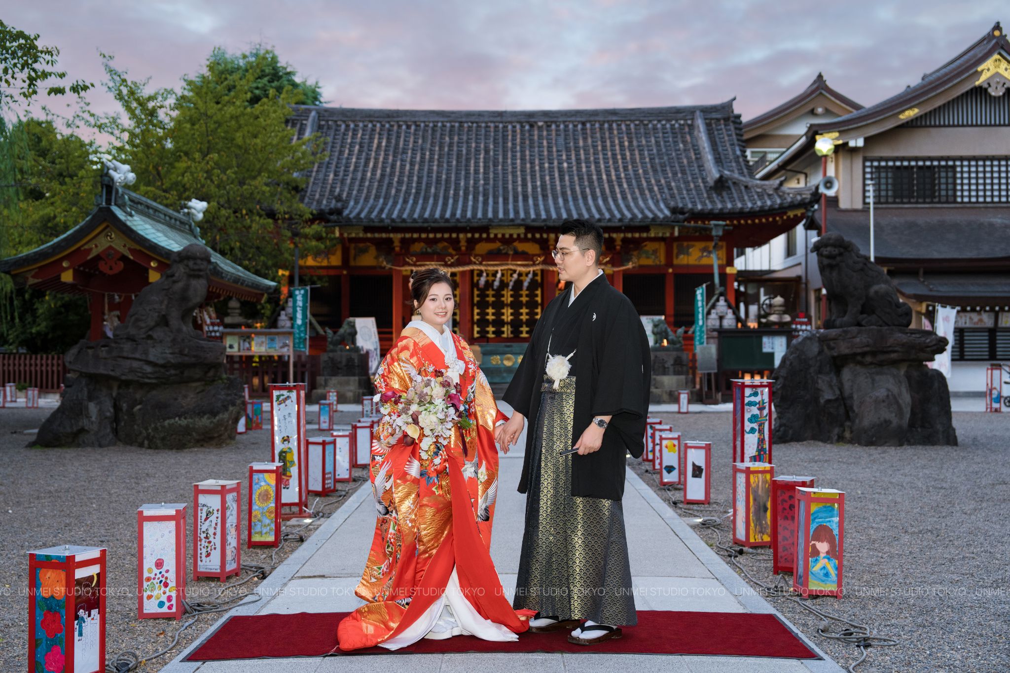UNMEI Studio Tokyo – 赤打掛 の撮影写真