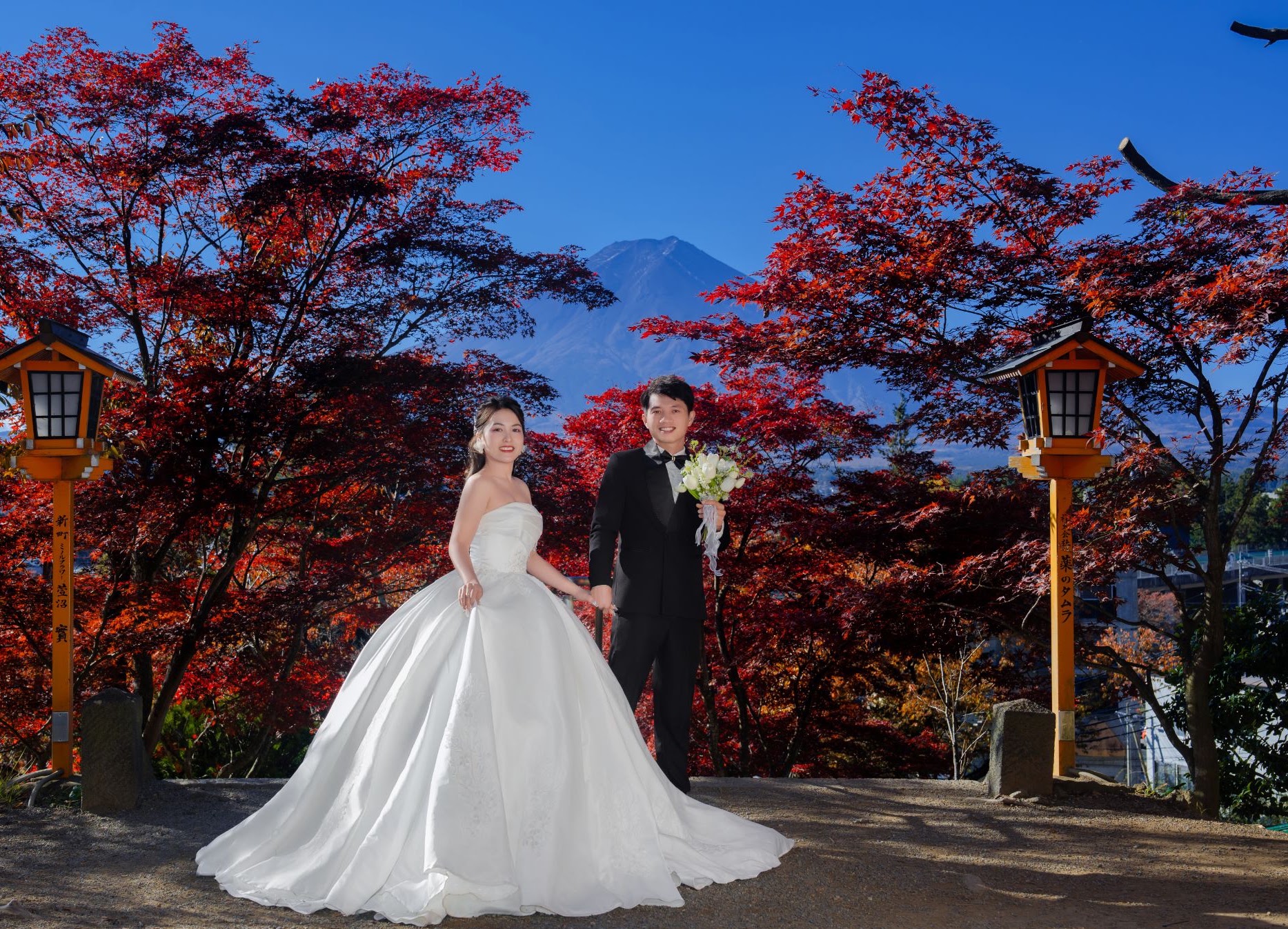 UNMEI Studio Tokyo – 富士山の夢の結婚式 の撮影写真