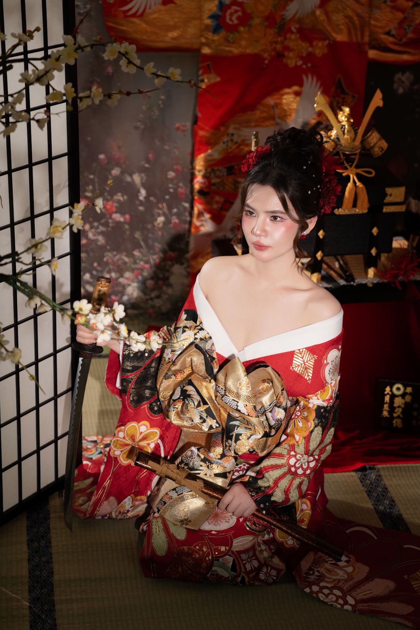 UNMEI Studio Tokyo – 花魁 美と刃 の撮影写真
