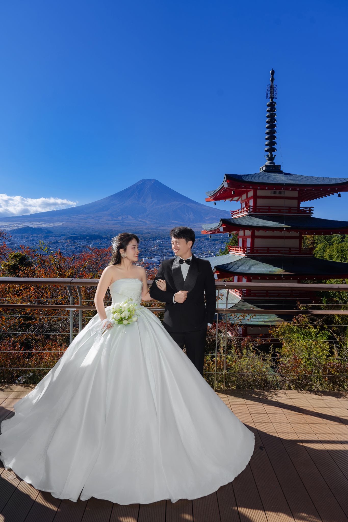 UNMEI Studio Tokyo – 富士山の夢の結婚式 の撮影写真