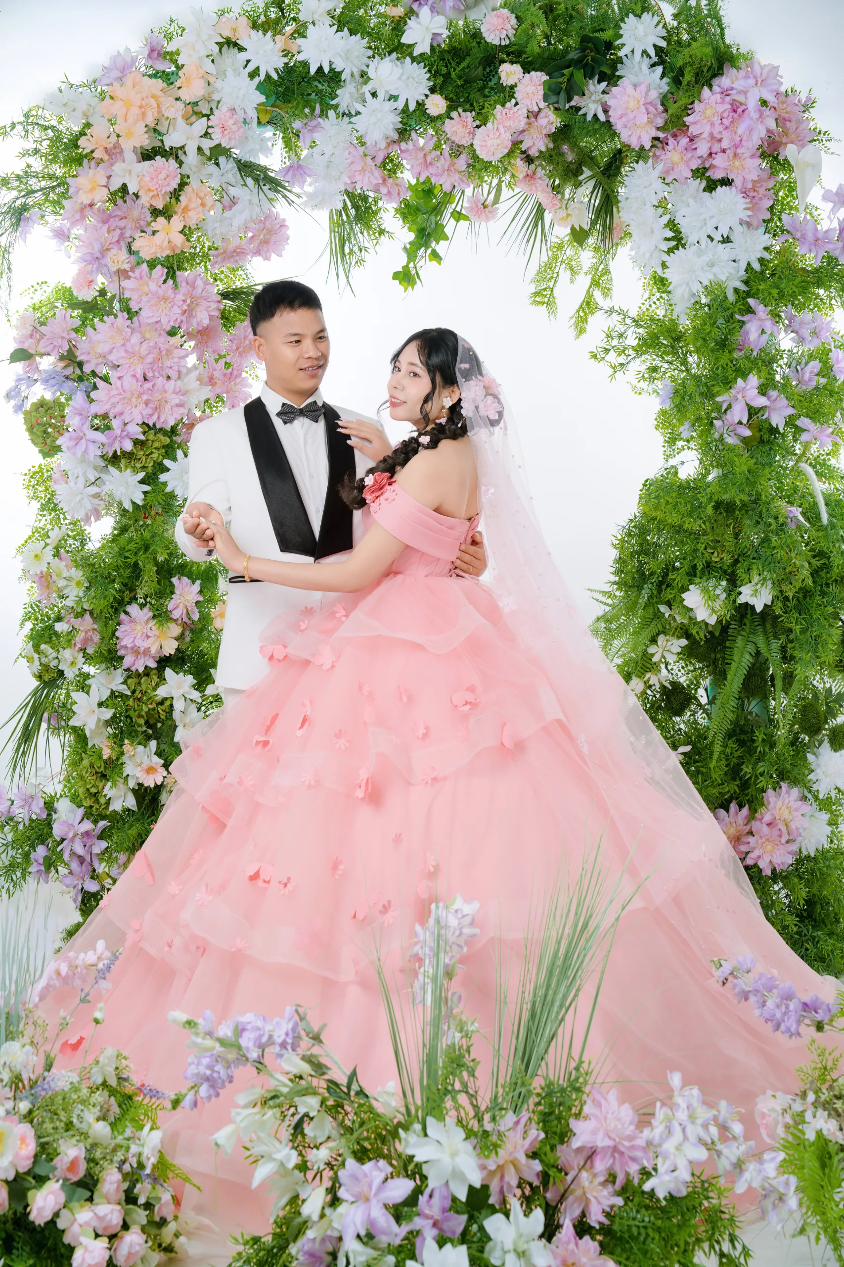 ST-23 PHÔNG TRẮNG & HOA TÍM