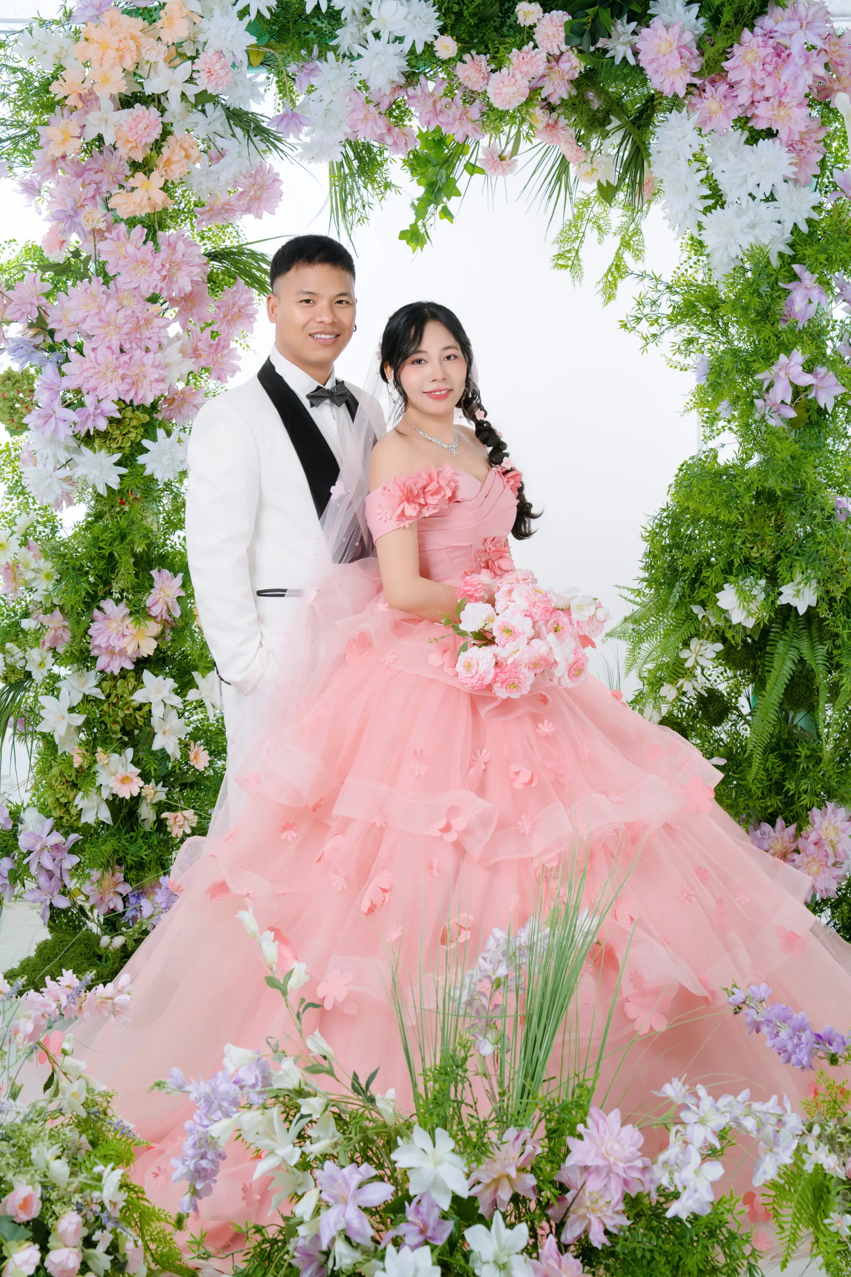 ST-23 PHÔNG TRẮNG & HOA TÍM