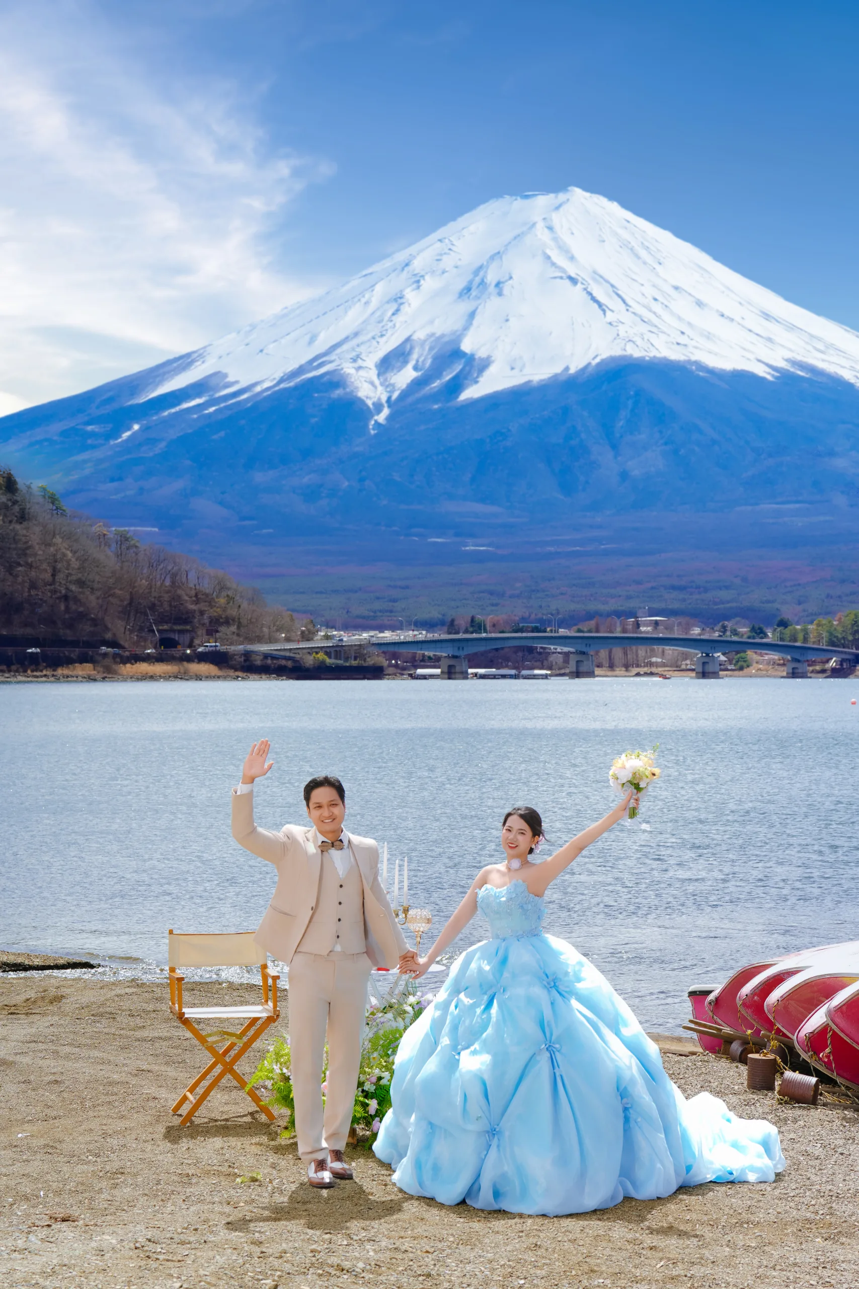 FJ-10 新倉山浅間・河口湖・桜・スカイツリー・浅草寺ウェディング紀行