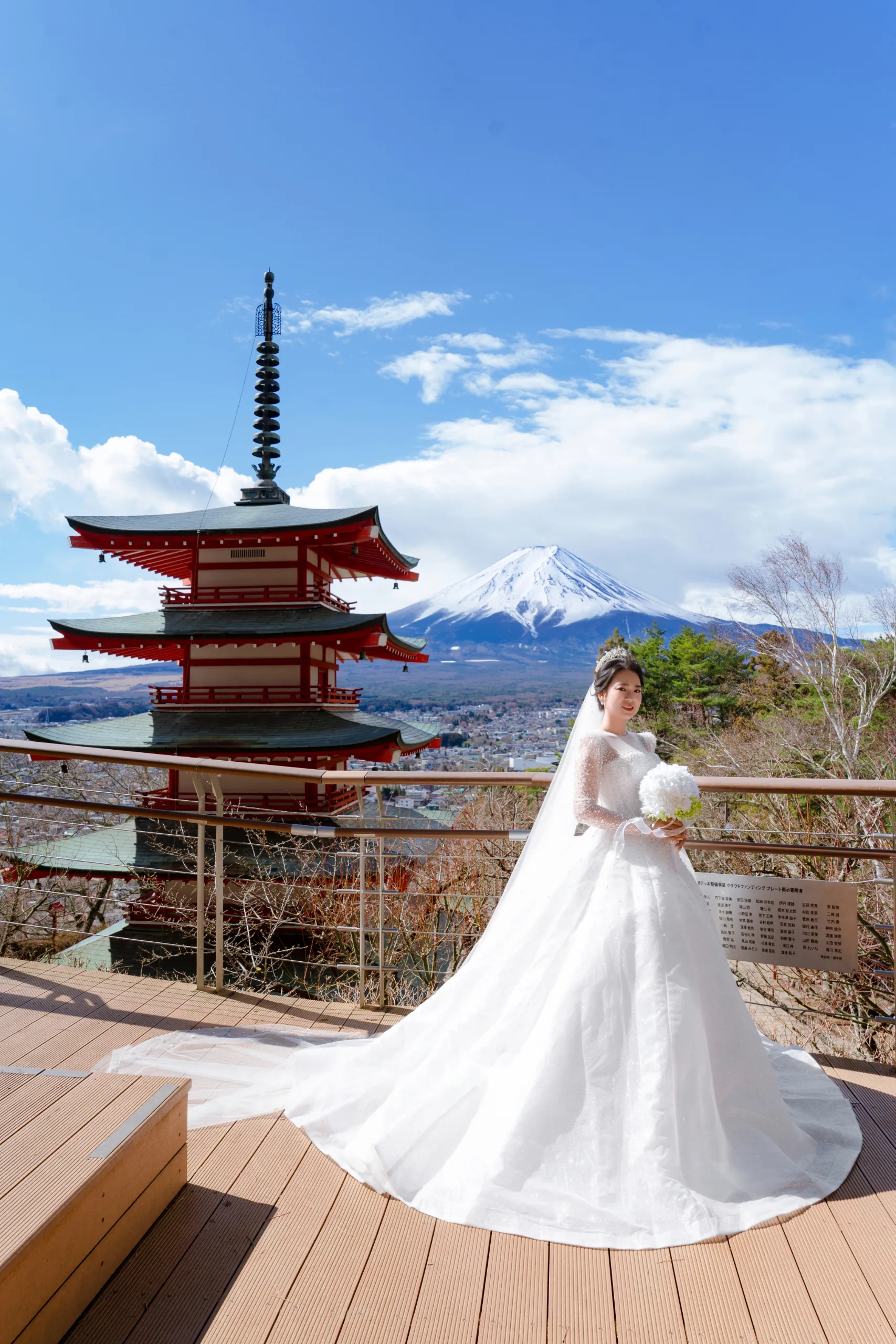 FJ-10 新倉山浅間・河口湖・桜・スカイツリー・浅草寺ウェディング紀行