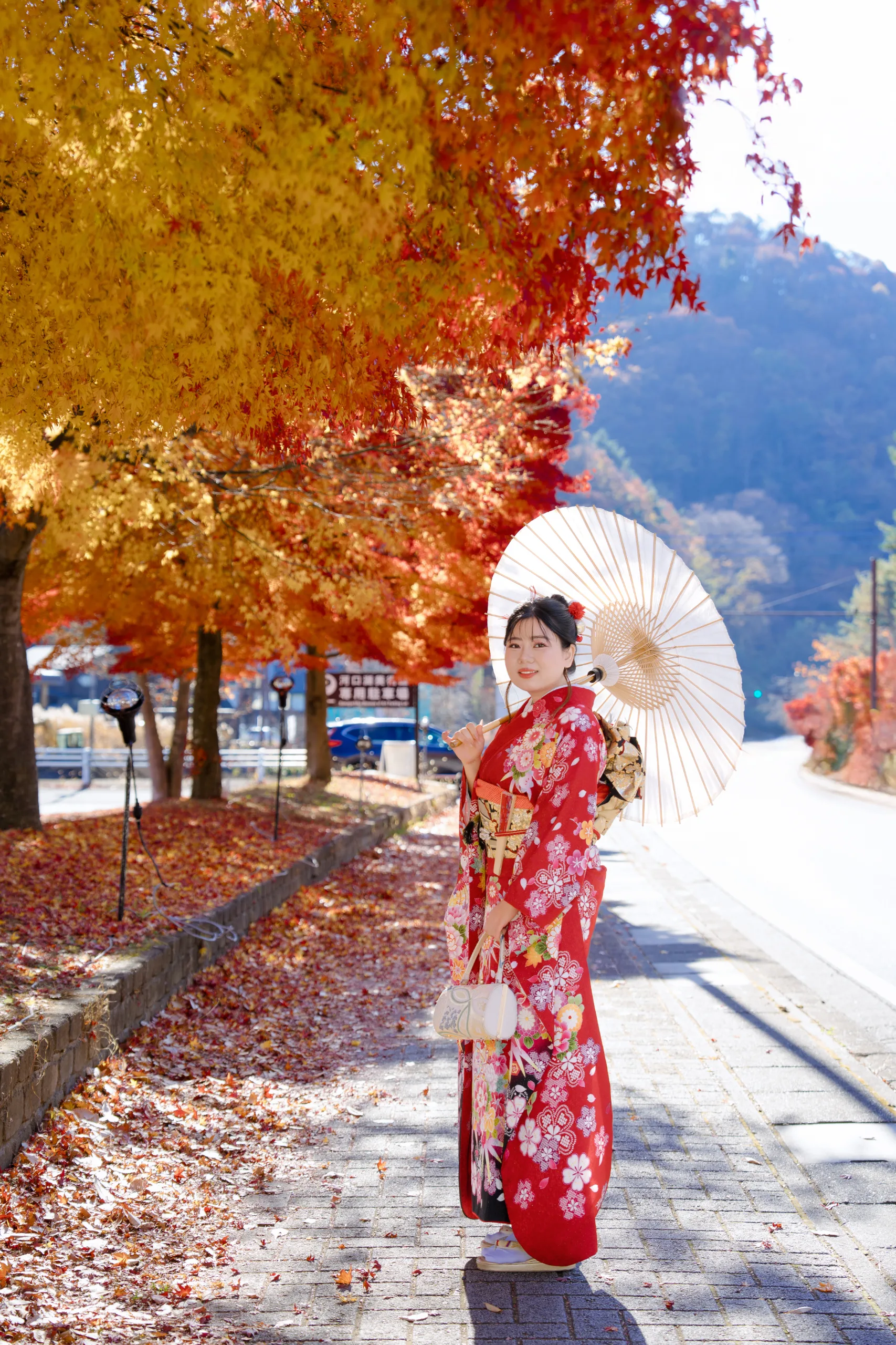 FJ-02 富士山・新倉山浅間公園の紅葉ウェディングフォト