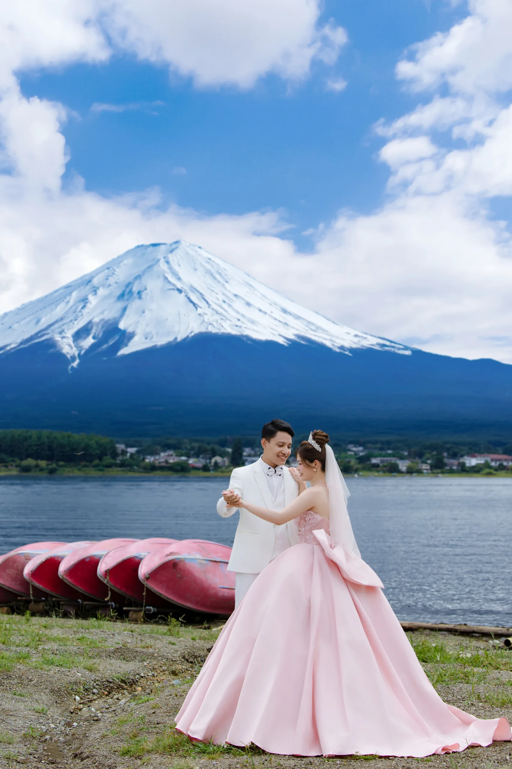 FJ-09 富士山・浅草・城ヶ島ウェディングフォト（ピンクドレス）