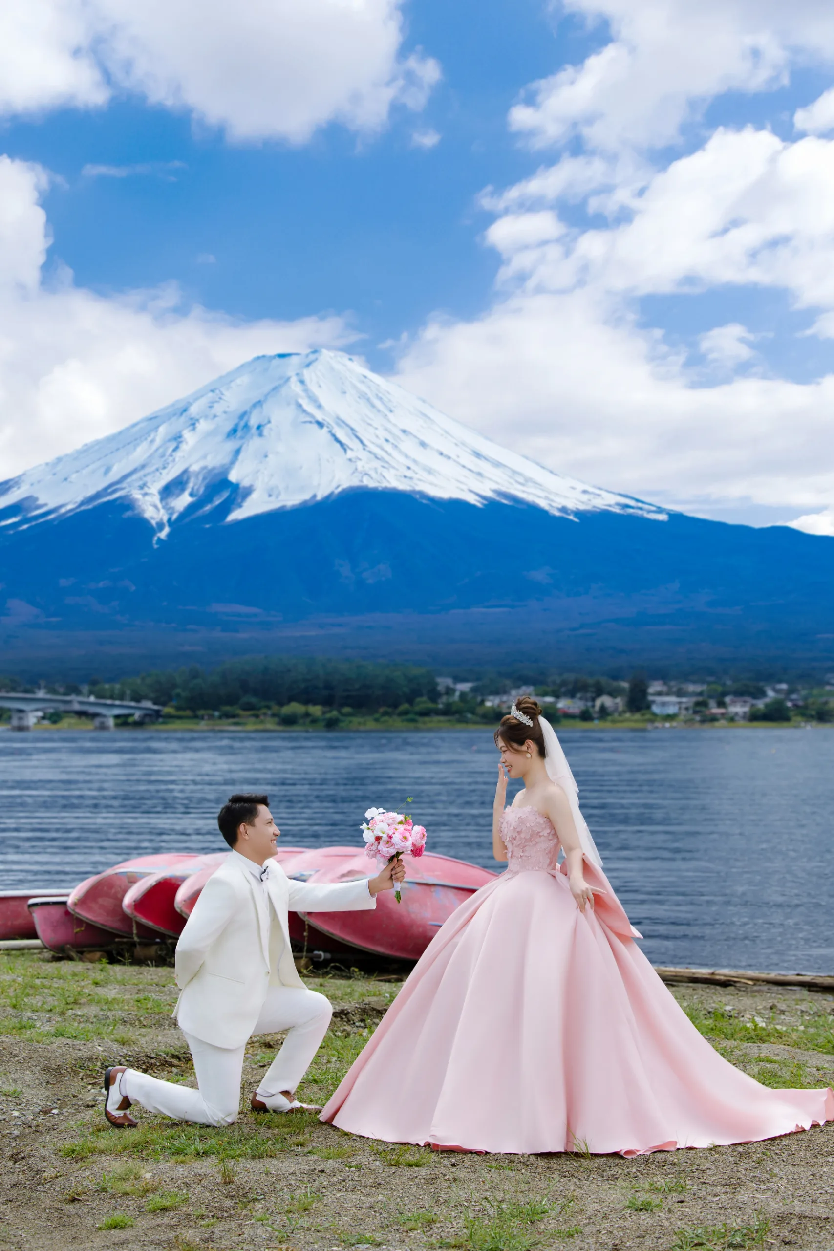 FJ-09 富士山・浅草・城ヶ島ウェディングフォト（ピンクドレス）